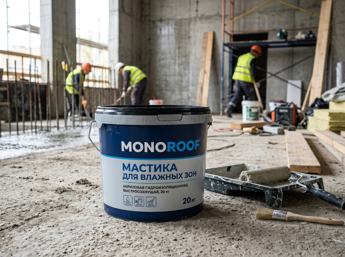 Мастика MONOROOF для влажных зон