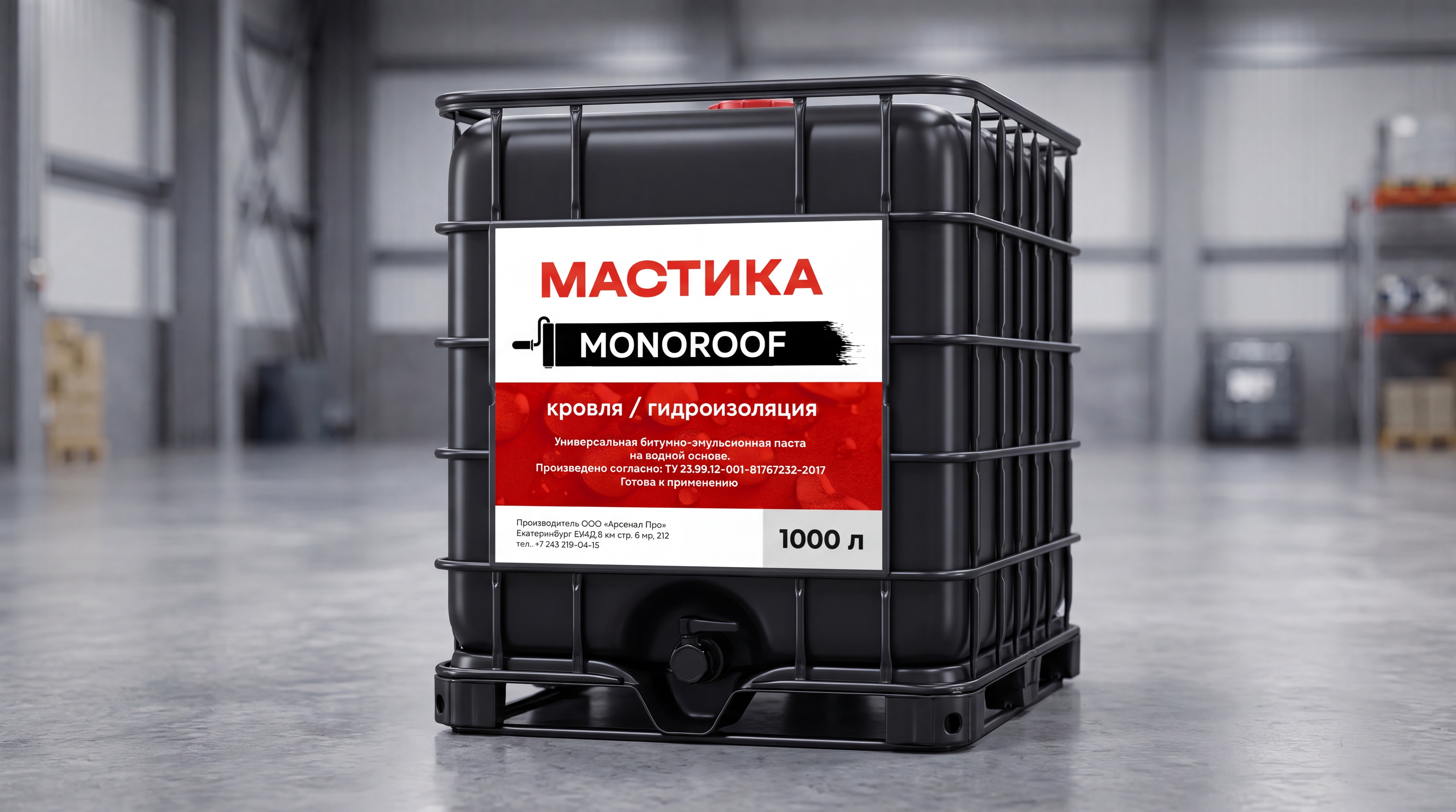 Моноруф мастика 1000 кг, фото товара MONOROOF