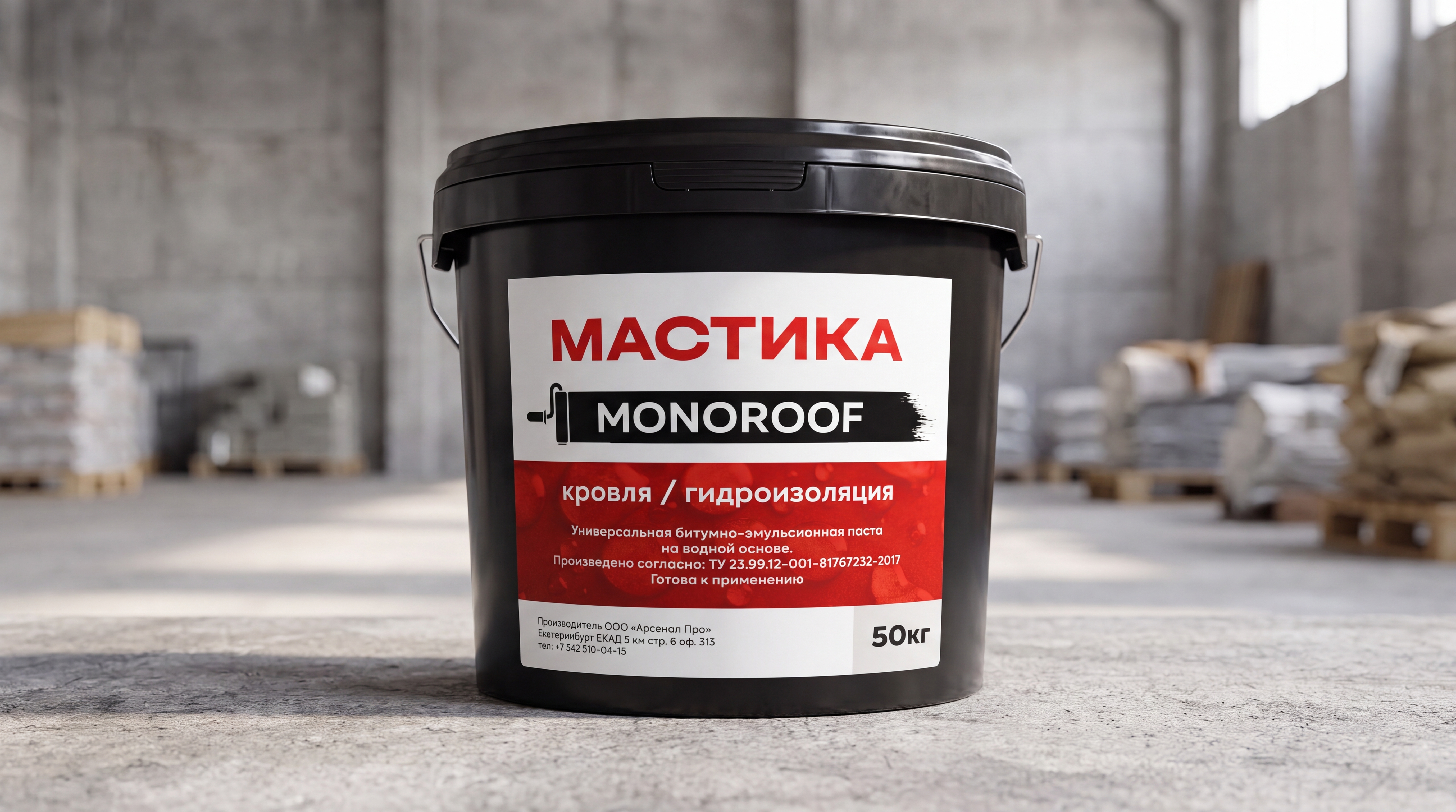 Моноруф мастика 50 кг, фото товара MONOROOF