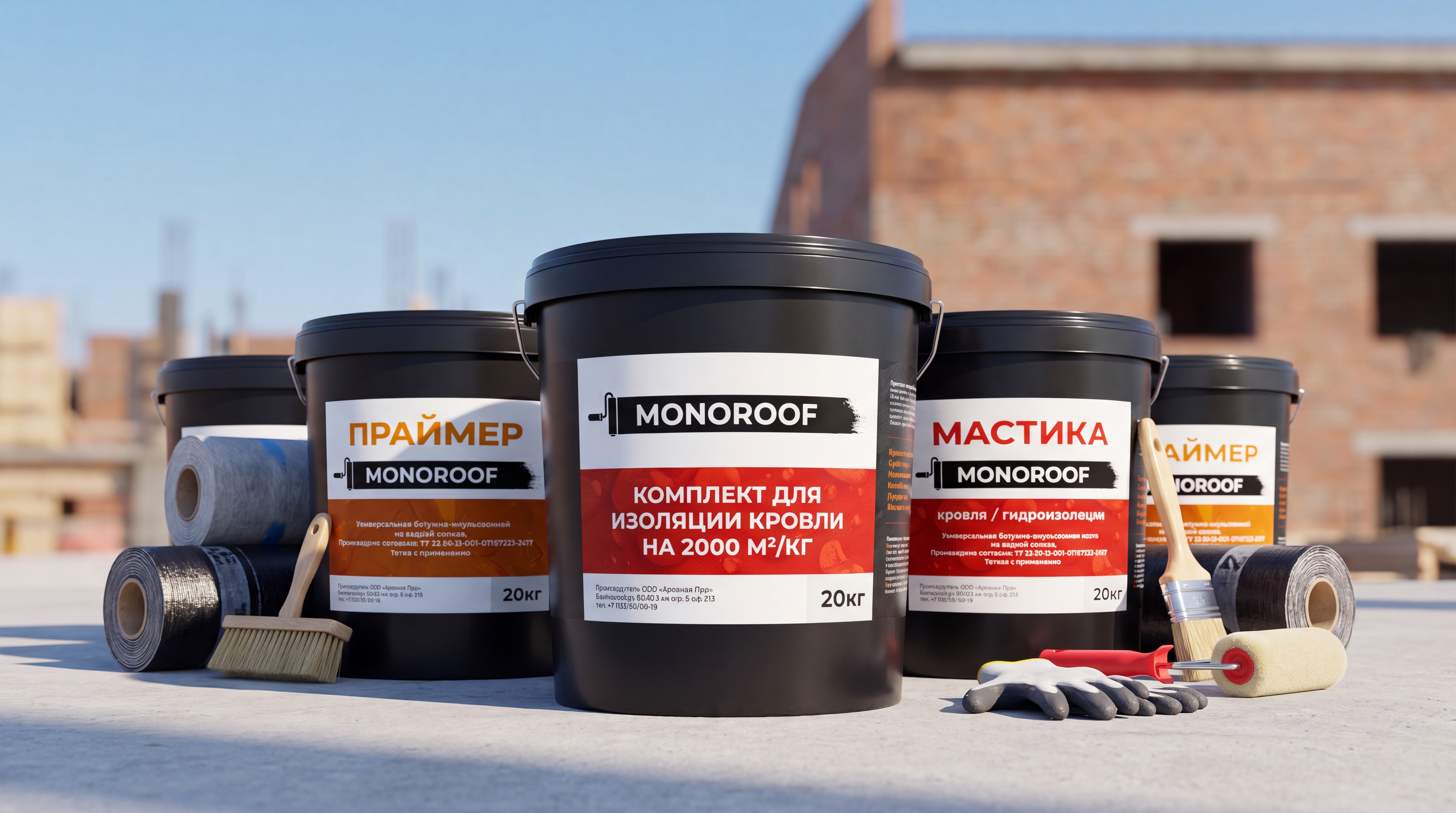 Установка для нанесения Моноруф от 2000 м2/час, фото товара MONOROOF